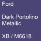 Preview: Ford, Dark Portofino Metallic, XB / M6618.